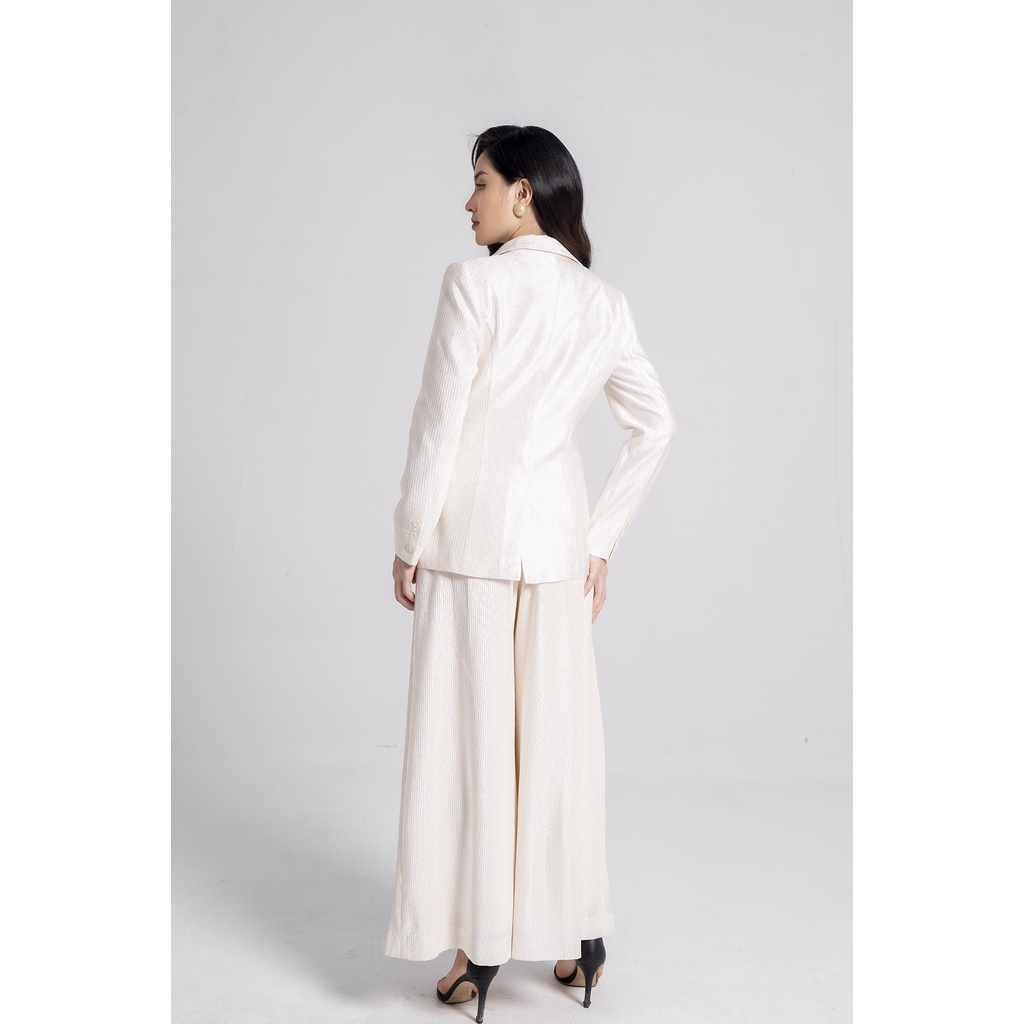 Áo vest công sở tay dài thắt nơ Eva De Eva 21AQAE017B