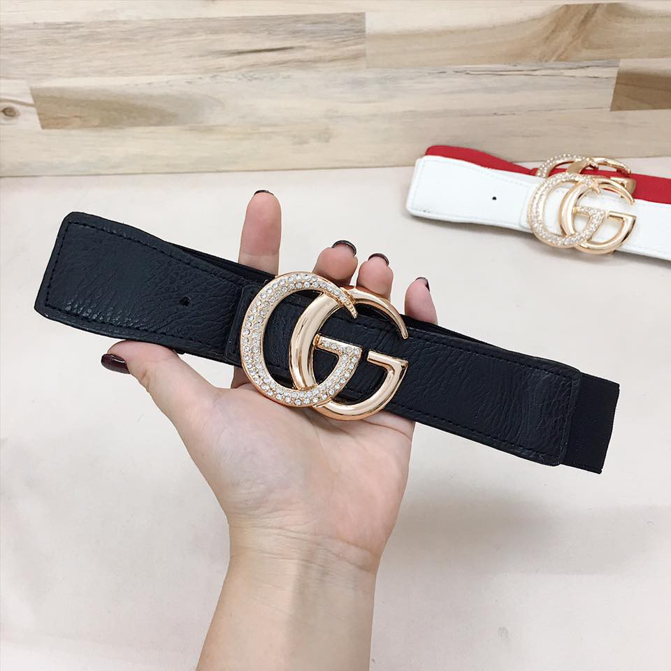 Đai váy Belt nạm đá G 4cm K11