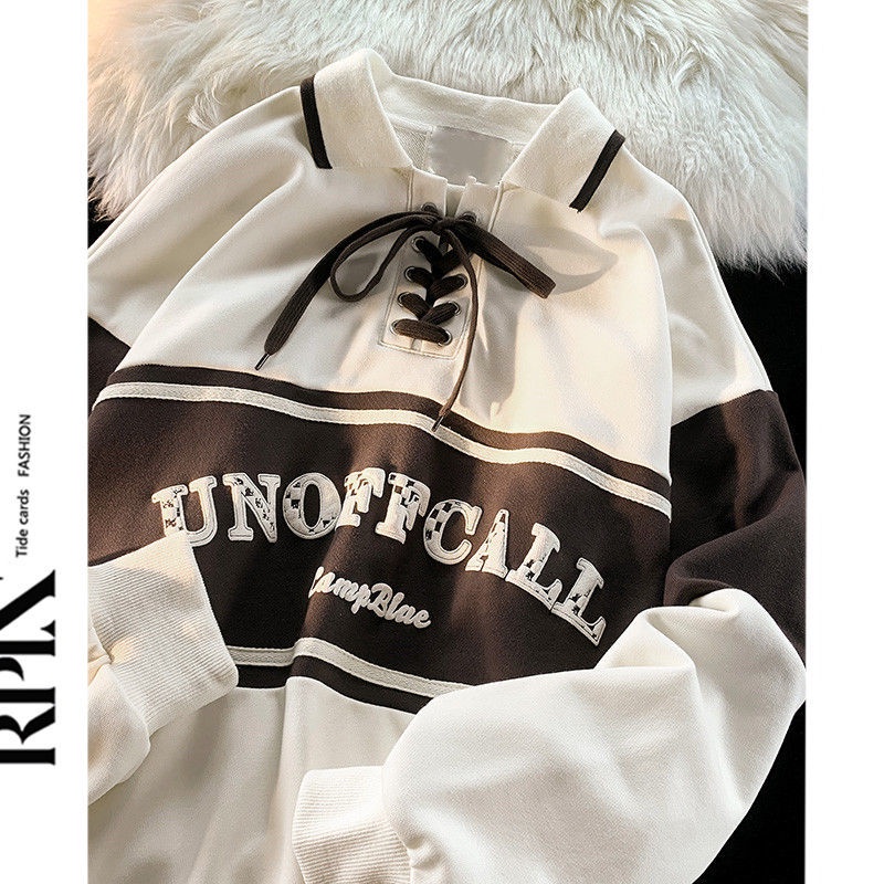 Áo Thun polo Mỏng Phong Cách retro Mỹ Cho Nữ