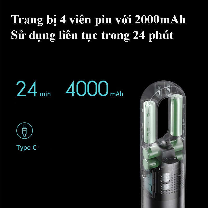 Máy Hút Bụi Ô Tô Không Dây Xiaomi 70Mai Vacuum Chính Hãng - Hút Sạch 99% Bụi Bẩn