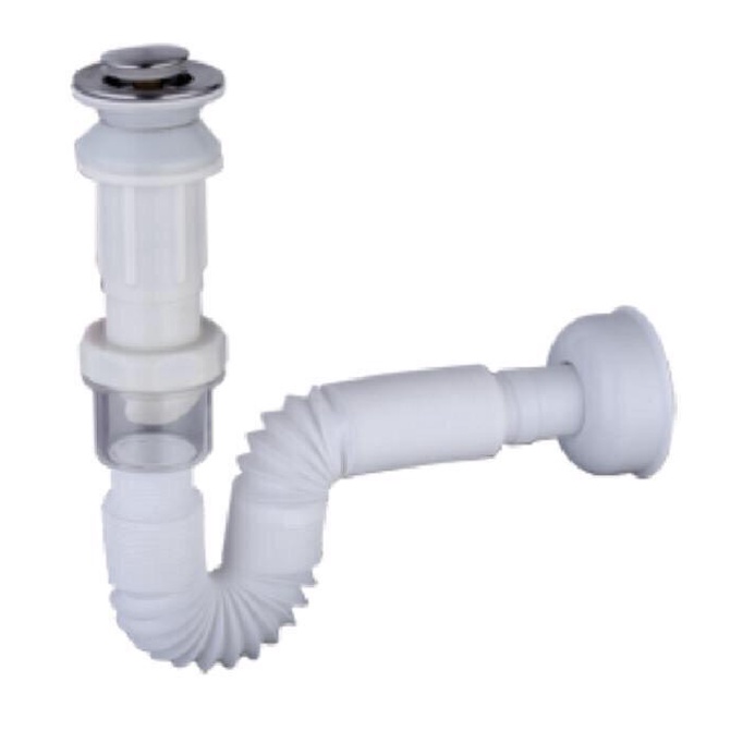 Bộ xả bấm lavabo inox 304 dùng cho chậu xả tràn và kín