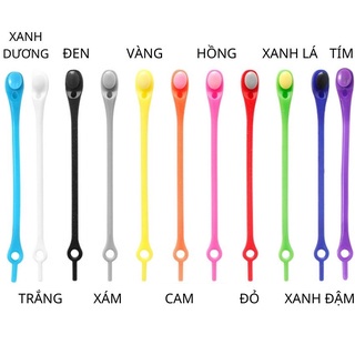 Set 14 dây giày sneaker co giãn đàn hồi - dễ dàng vệ sinh - full bảng màu