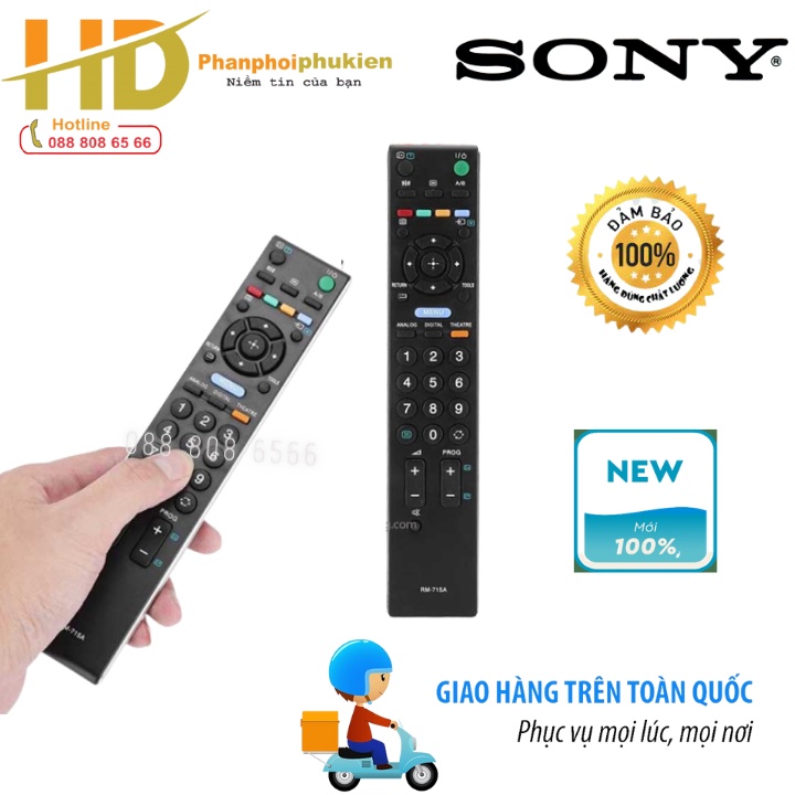 REMOTE TIVI SONY 715