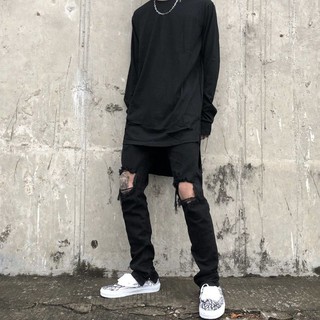 [ORDER TAOBAO] QUẦN BÒ RÁCH GỐI NAM