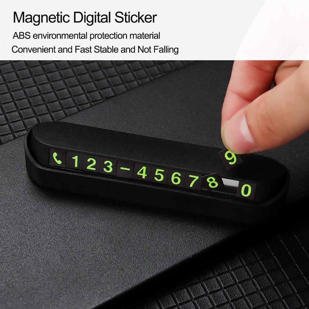 WTTLE Thẻ Đỗ Xe Hơi Tạm Thời Ghi Số Điện Thoại Tiện Dụng