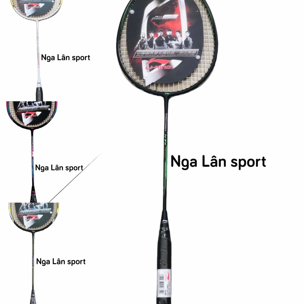 1 Chiếc Vợt Cầu Lông Li-Ning 100% Khung Crom Siêu Bền Đẹp tặng ngay một quấn cán vợt cao cấp và 1 chặn mồ hôi.