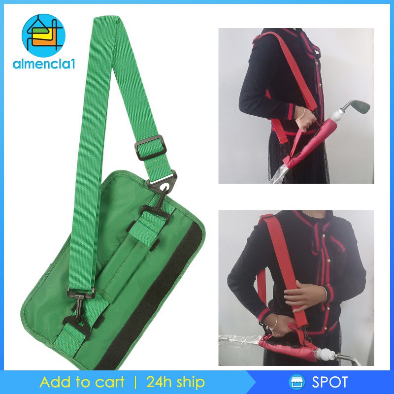 [ALMENCLA1] Golf Portable Mini Carry Bag Shoulder Sleeve Bag Great for Golf Course with Handle &amp; Shoulder Straps