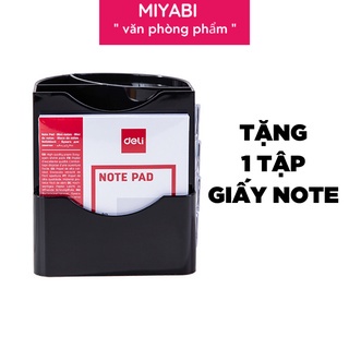 Ống cắm bút 4 ngăn Deli - Màu Đen dùng trong văn phòng - 1 chiếc - E9133 - HOKAMI STORE