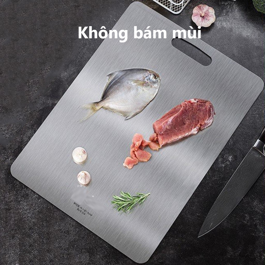 Thớt INOX kháng khuẩn - Chống ẩm mốc độc hại - Bảo vệ gia đình bạn