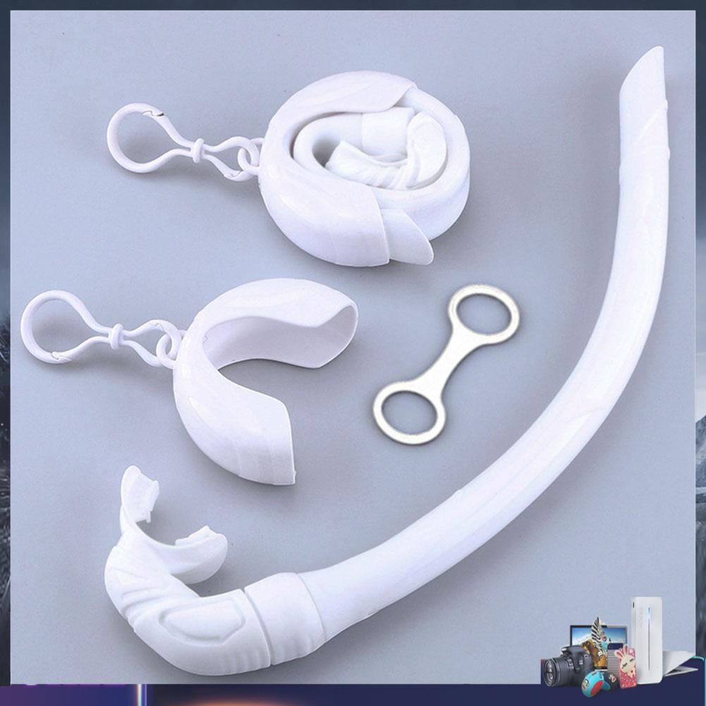 Ống Thở Lặn Bằng Silicone Có Thể Gấp Gọn Kèm Túi Đựng