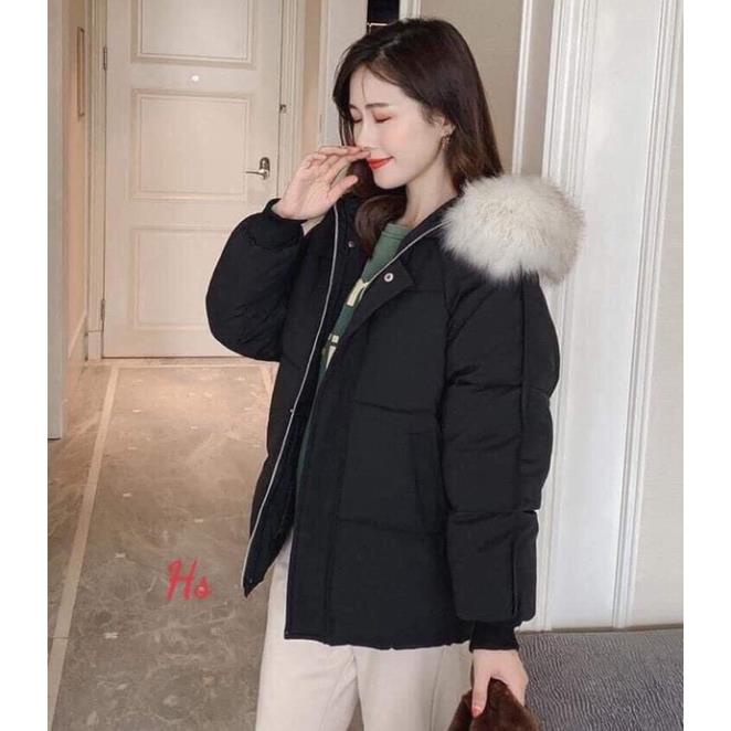 [ Có video+ Hình ảnh gốc] Áo Khoác Phao Nữ Mũ Lông Chồn Siêu xinh , Lót Bông Dáng Rộng 5 Màu G028 _Miuxinh Shop | BigBuy360 - bigbuy360.vn