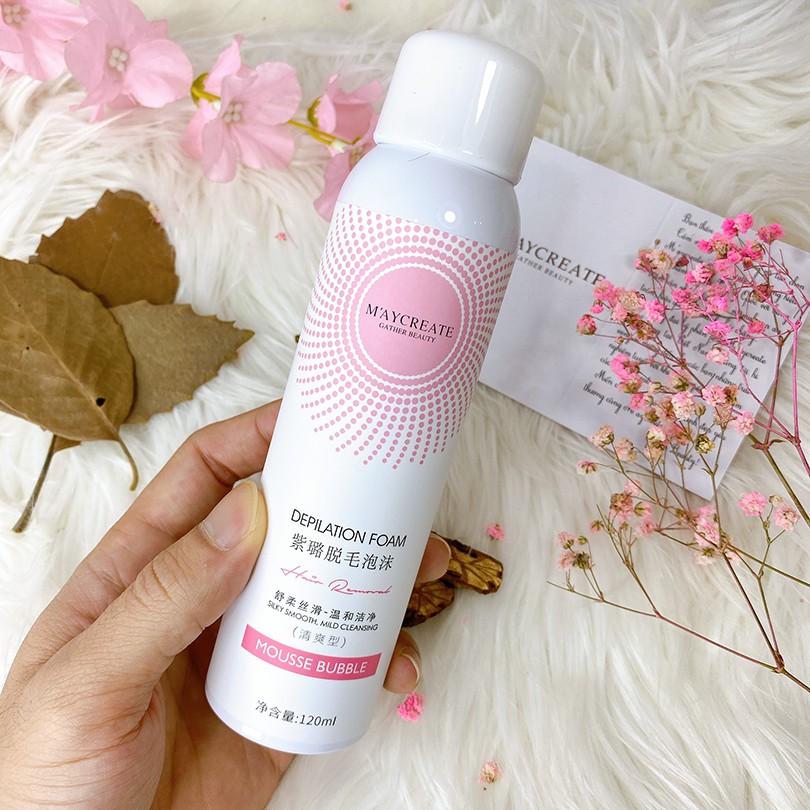 Xịt Tẩy Lông Maycreate 120ml Hàng Nội Địa Trung. | BigBuy360 - bigbuy360.vn
