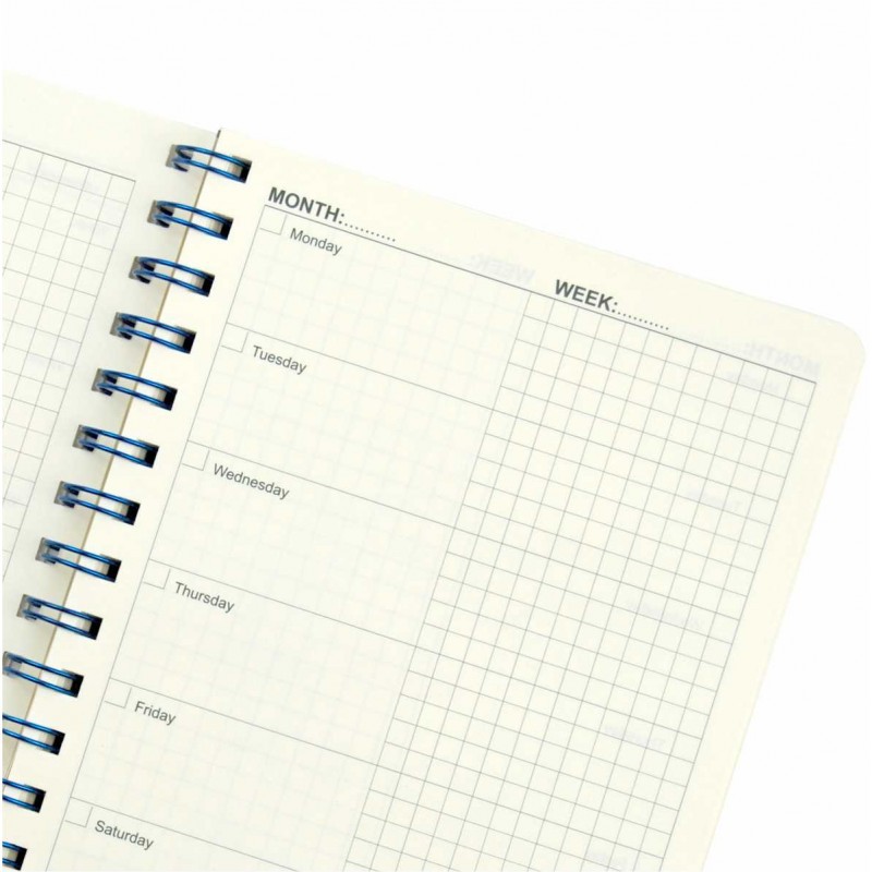  Sổ kế hoạch (Planner) lò xo kép A5 72,4g/m2; MS: 945