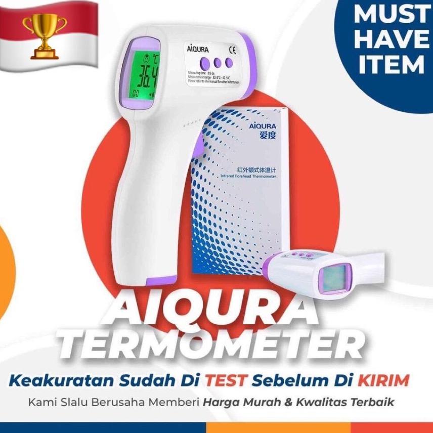 Nhiệt Kế Hồng Ngoại 3 Bóng Đèn LED Không Tiếp Xúc Tiện Dụng