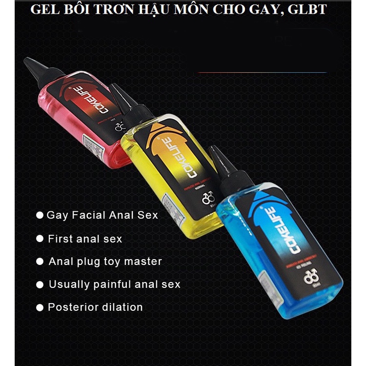 Gel bôi trơn hậu môn Cokelife Superman Anal 85ml, gel bôi trơn dành cho Gay, LGBT