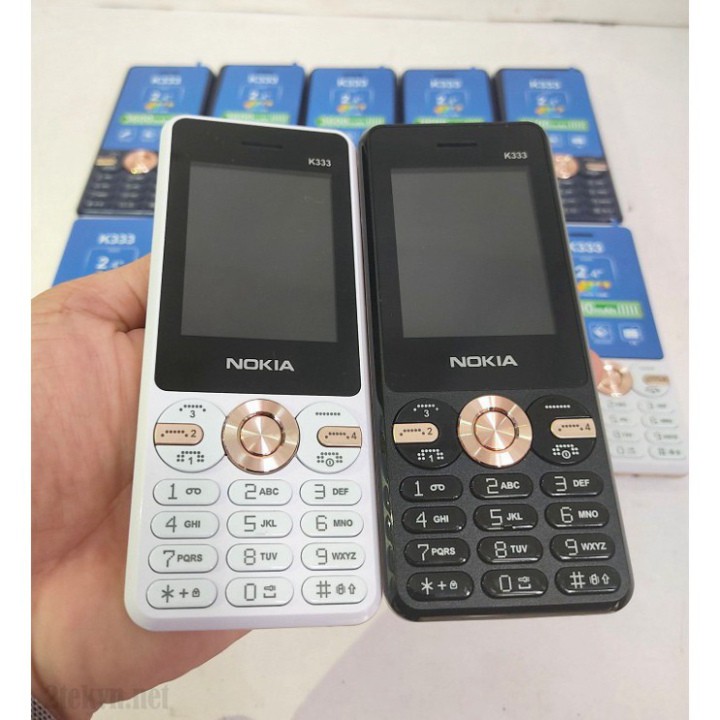 BIG SALE Điện thoại 4 sim NOKIA K333 - Thiết kế nhỏ gọn, bảo hành 12 tháng BIG SALE