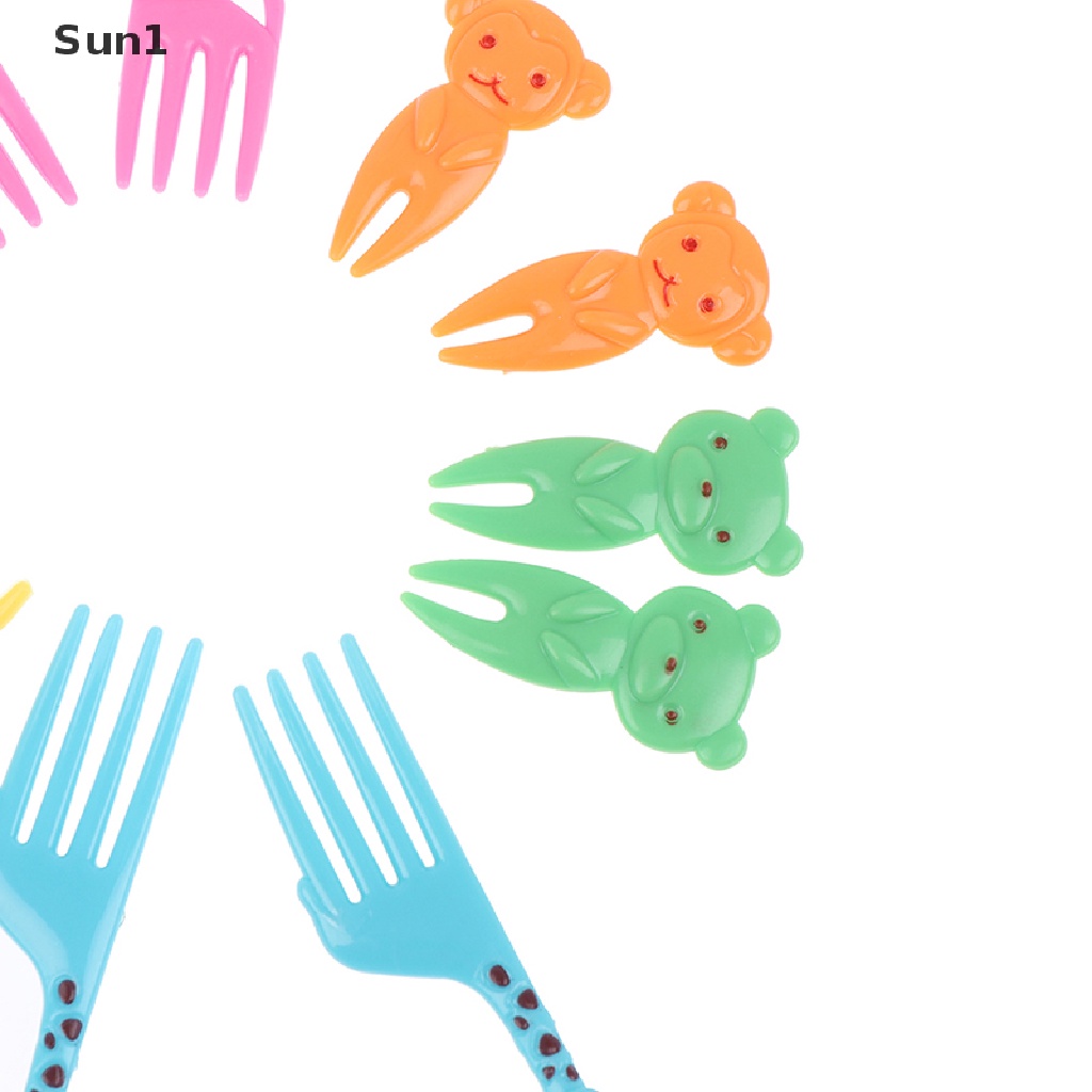 Set 1: 6 / 10 Que Ăn Tráng Miệng Hình Hoạt Hình Đáng Yêu