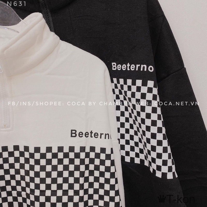Áo Polo Caro Khoá Cổ - Áo Nỉ Kéo Khoá BASIC ❤️FREESHIP❤️