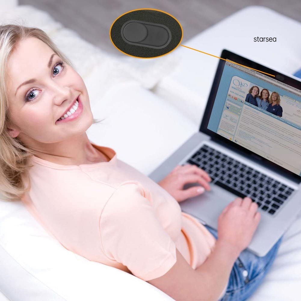 Bộ 3 Nắp Trượt Che Webcam Siêu Mỏng Bảo Vệ Riêng Tư Cho Điện Thoại Pc