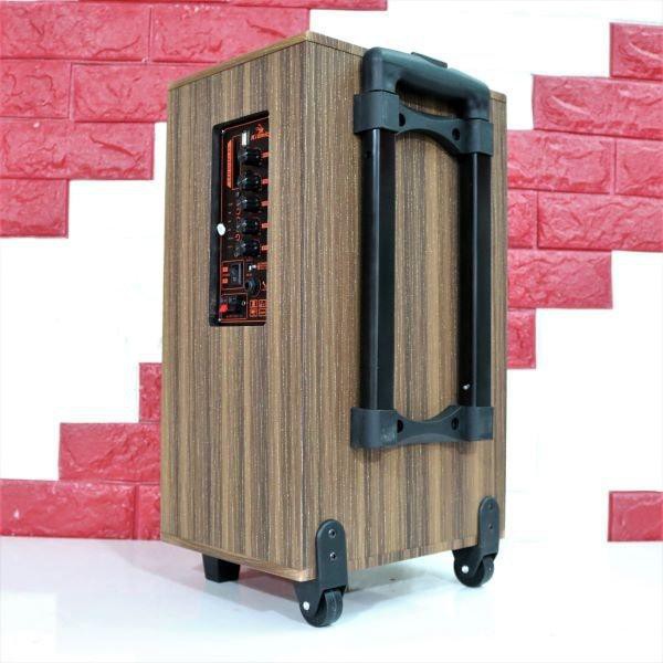 Loa kéo hát karaoke Kiomic K86 chính hãng kèm 2 micro không dây cực hay