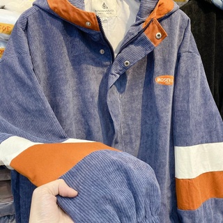 Áo bomber nhung chữ Mosey