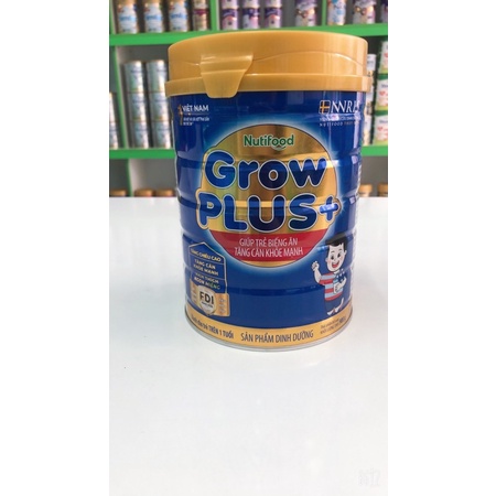 Sữa Nutifood Grow Plus+ 900g, Grow plus+ xanh