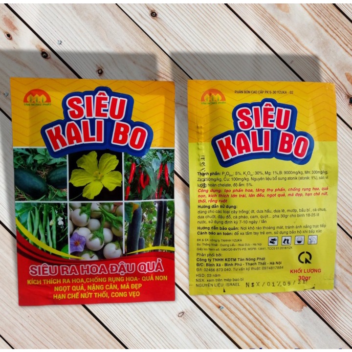 Phân Bón Siêu Kali Bo