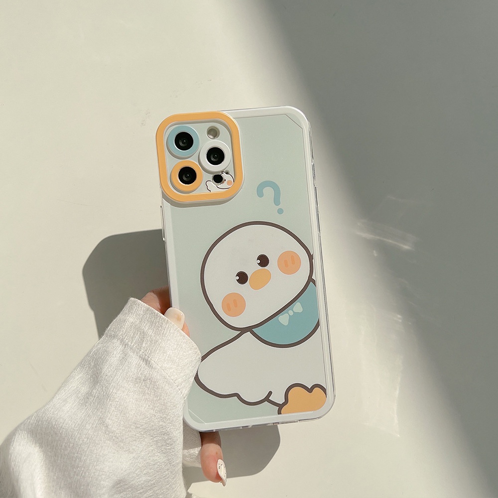 Ốp Điện Thoại TPU Mềm Trong Suốt Hình Vịt Cho Realme 8i 9i C35 C21Y C25Y C25S C11 2021 C25 C15 C12 C2 C3 Realme5 5i 6i
