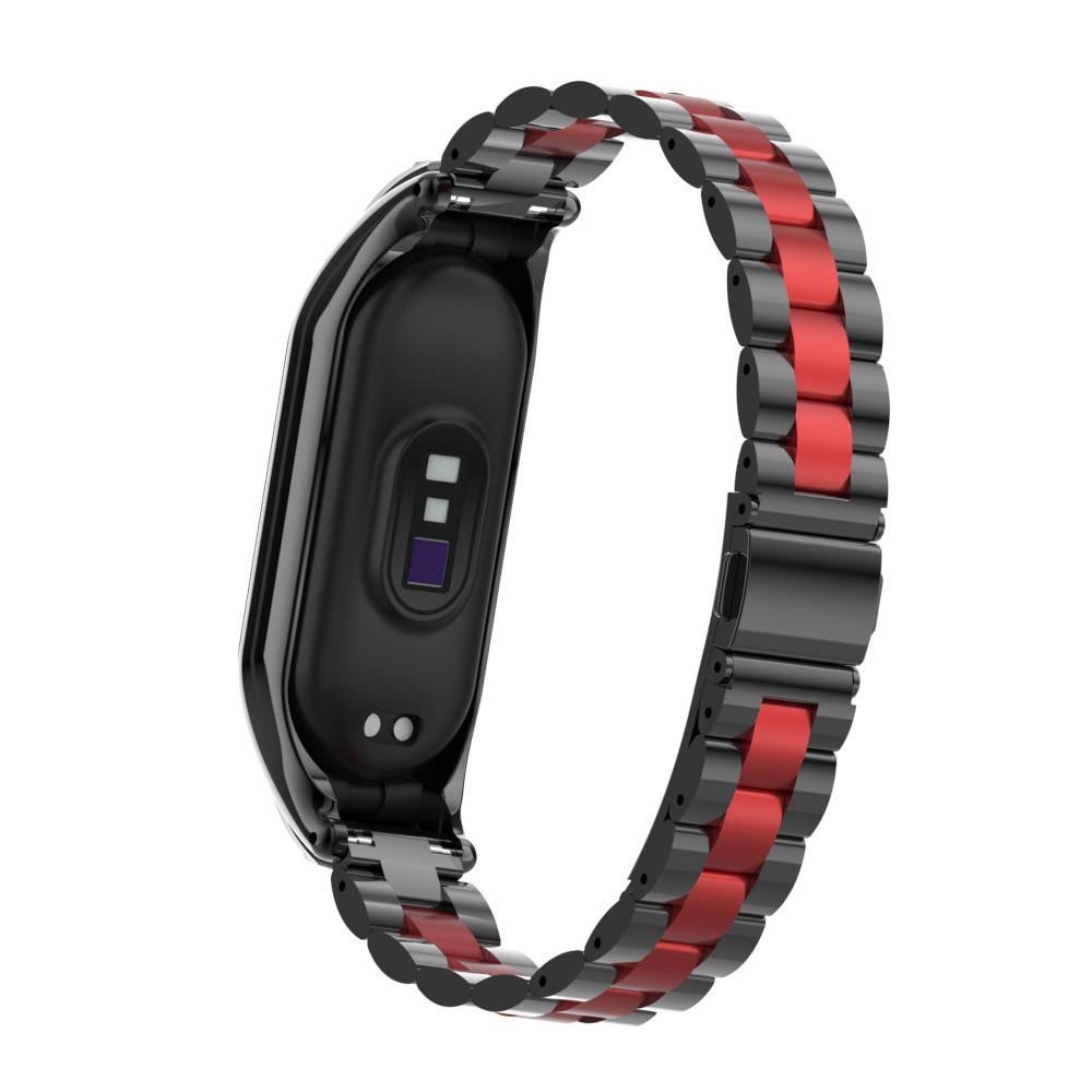Dây Đeo Thay Thế Bằng Thép Không Gỉ Cho Xiaomi Mi band 7 Mi band 3 / 4 / 5 / 6