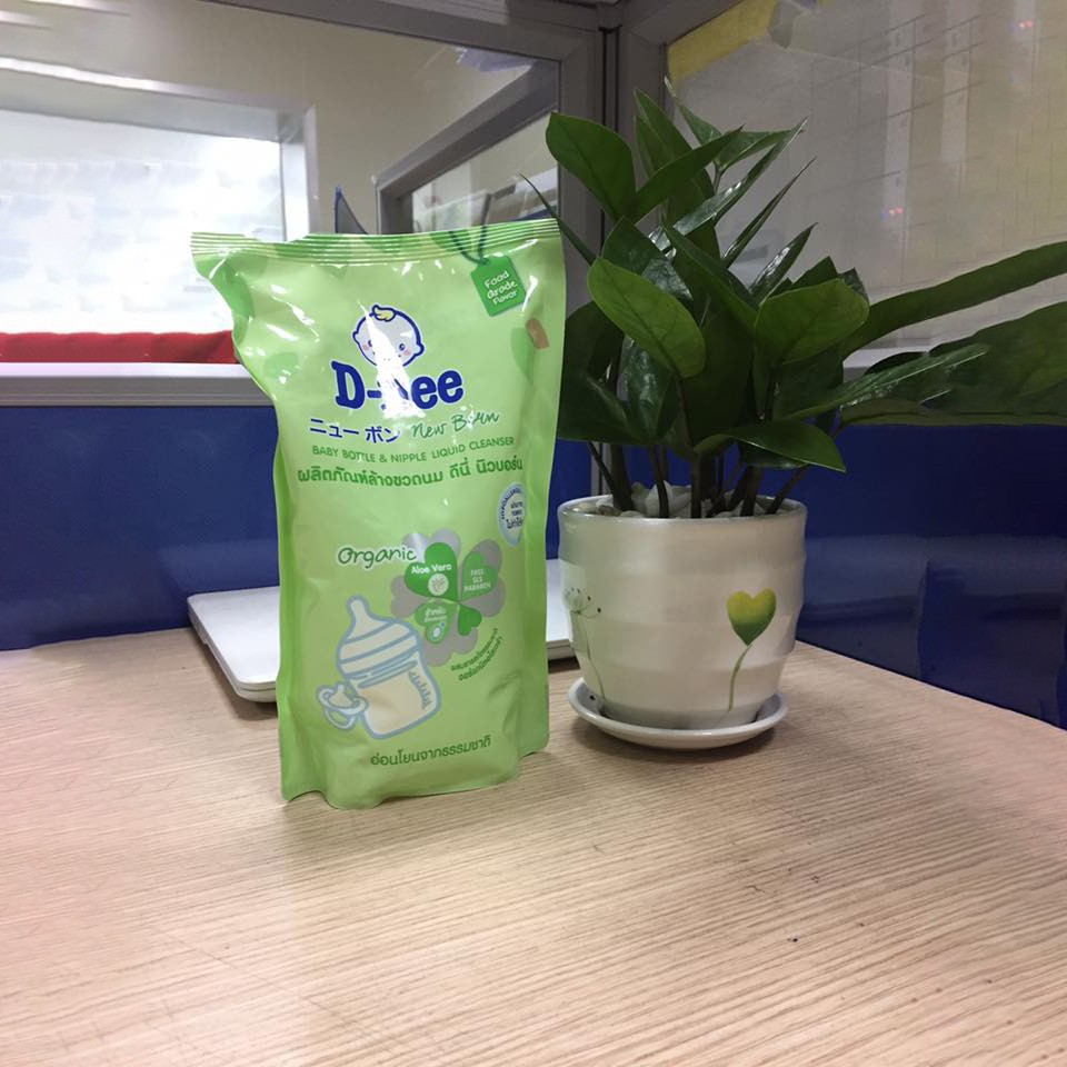 [D-Nee] Nước Rửa Bình Sữa, Núm Ti Dnee Organic Túi 600ml - 8851989060194