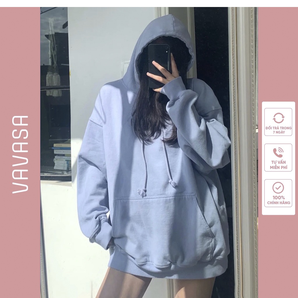 Áo hoodie nữ form rộng có dây kéo cute hàn quốc unisex dài tay  AH06 | BigBuy360 - bigbuy360.vn