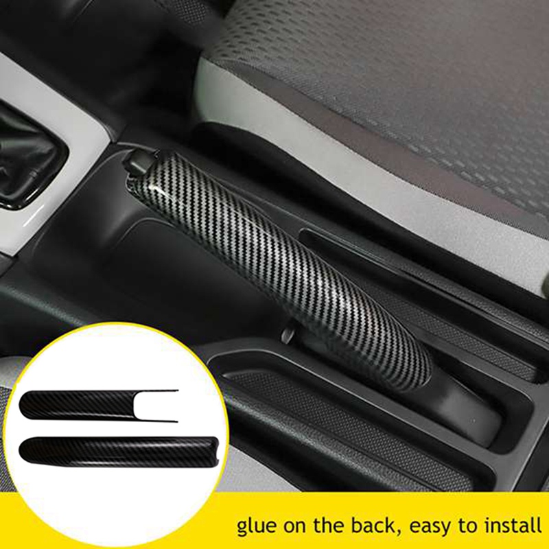 Ốp Bọc Tay Phanh Bằng ABS Sợi Carbon Cho Honda Fit / Jazz GR9 2020 2021
