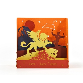 NHIỀU MẪU - Thiệp 3D Cung Hoàng Đạo Zodiac Handmade HMG Popup Card Tặng Bạn Bè Người Thân Rất Ý Nghĩa