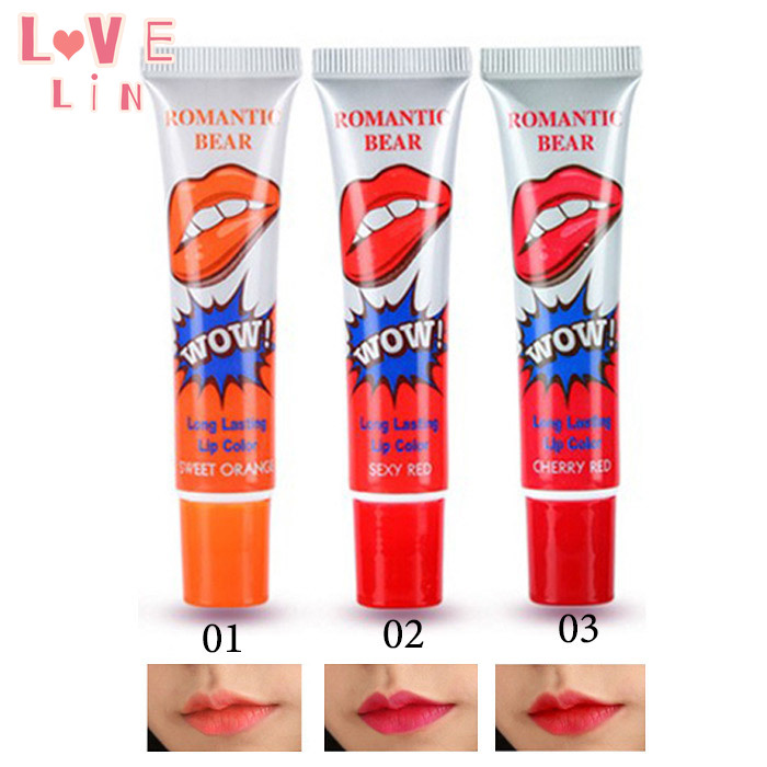 (Hàng Mới Về) Son Xăm Dạng Lột Dưỡng Ẩm Môi 6 Màu Tùy Chọn