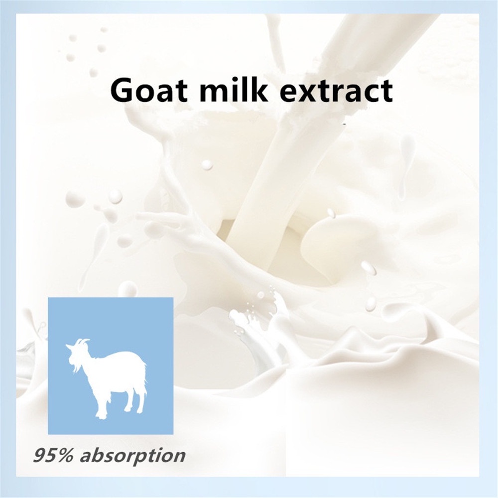 [Hàng mới về] Mặt nạ sữa dê Vno cấp ẩm làm mờ nếp nhăn vùng cổ nhanh chóng tiện lợi