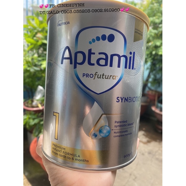 (MẪU MỚI) SỮA BỘT APTAMIL PROFUTURA LON 900GR ĐỦ SỐ