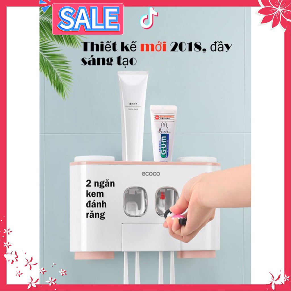 (SIÊU SALE) BỘ NHẢ KEM ĐÁNH RĂNG ECOCO CAO CẤP (CAM KẾT GIÁ TỐT NHẤT) (FREE SHIP)