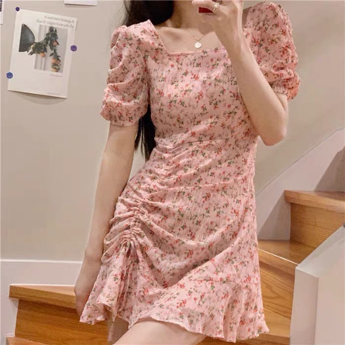 Đầm Chiffon Tay Ngắn Plus Size Thời Trang Mùa Hè Cho Nữ