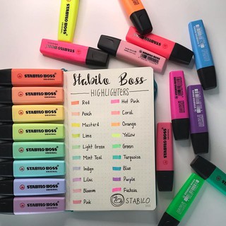 Bút Highlight Stabilo Boss Mẫu Cơ Bản