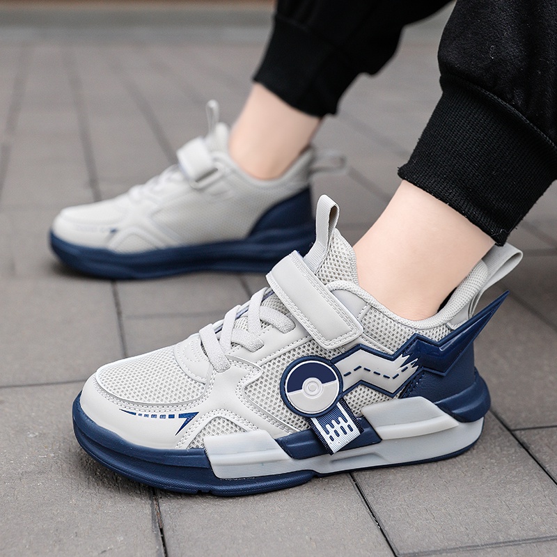 Giày Thể Thao Lưới Thoáng Khí Trọng Lượng Nhẹ Thời Trang Mùa Xuân Mới Cho Bé Trai Và Bé Gái