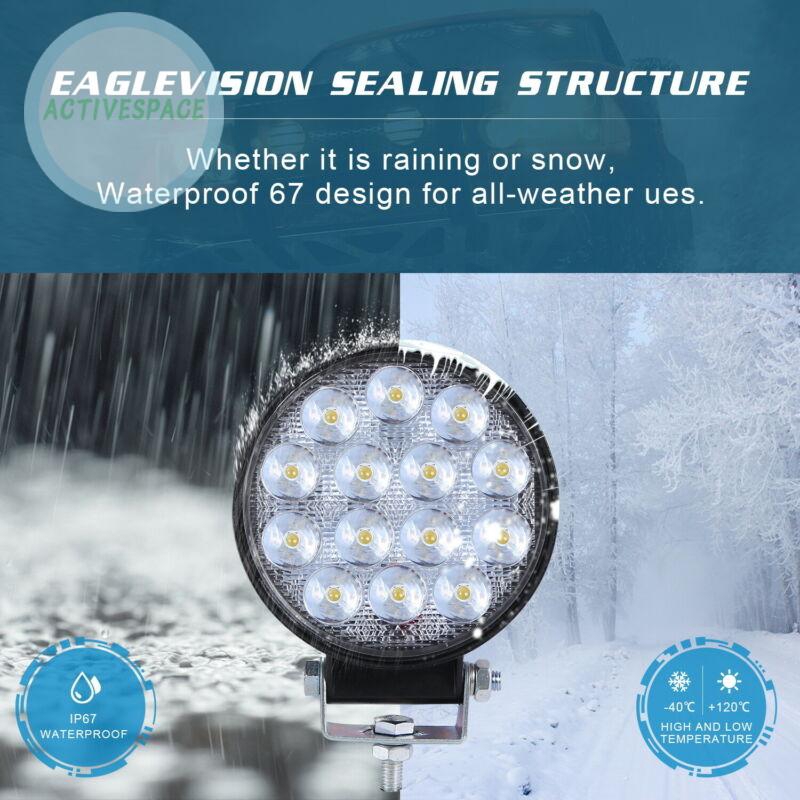 Set 2 Đèn LED 12/24V 140W dành cho xe tải