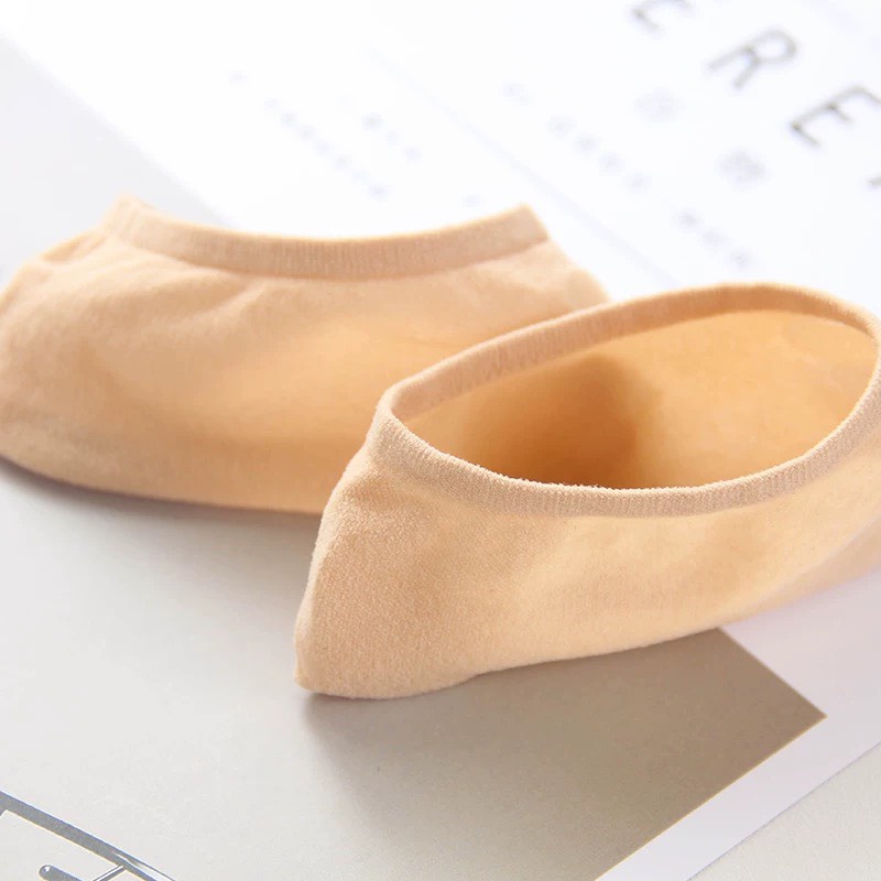 Combo 5 đôi tất lười nữ Lali có đệm cao su chống tuột gót thông thoáng chống hôi chân Tat27