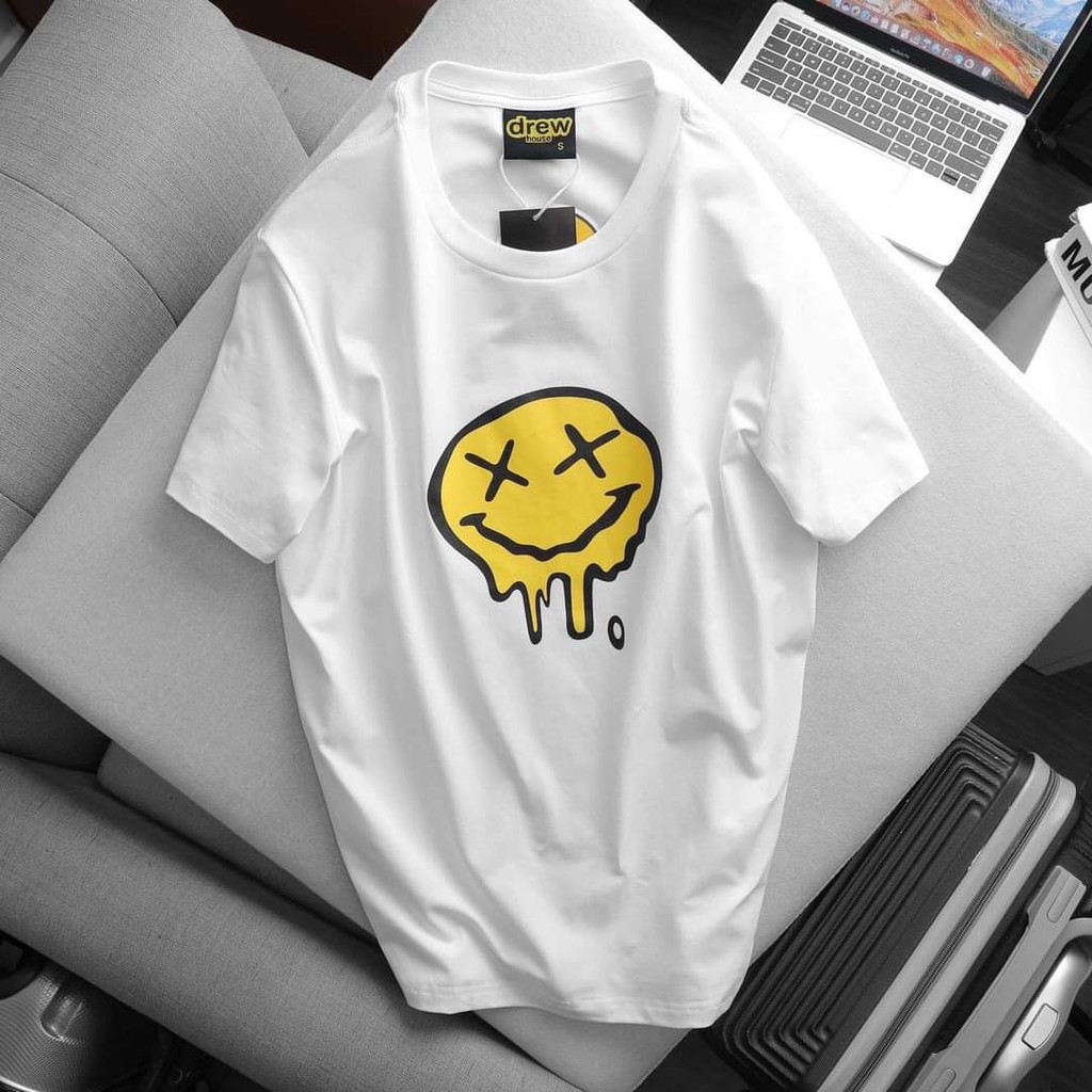 Áo thun in Drew 2 Nam Nữ cổ tròn - Áo phông in giá rẻ Ngắn tay không cổ unisex vải dày co giãn thời trang