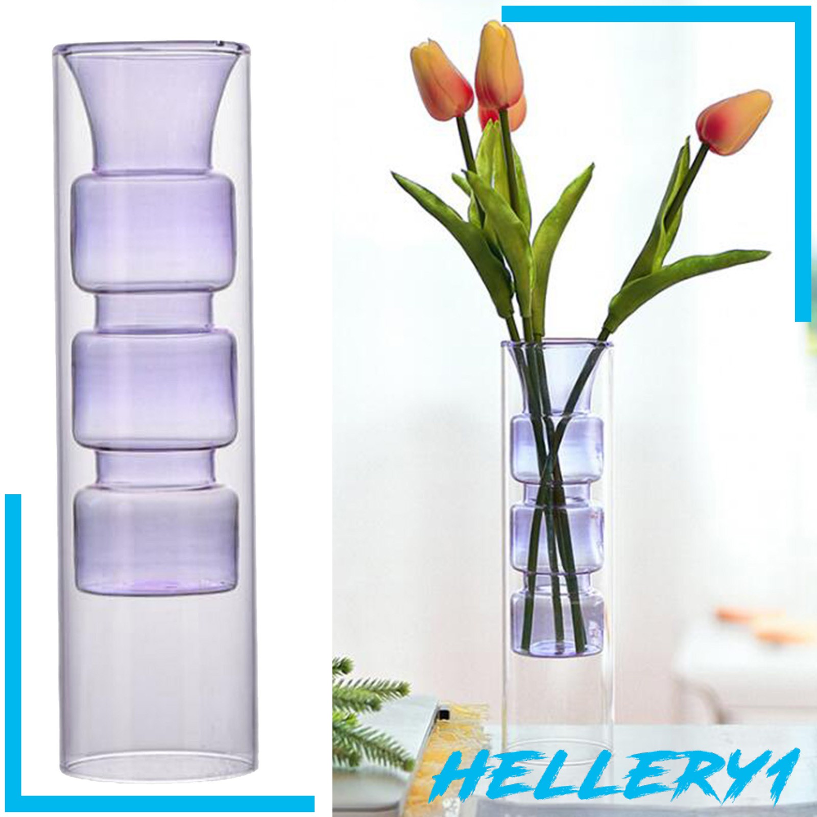 1 Bình Hoa Thủy Tinh Trang Trí