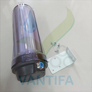 Bộ lọc nước phun sương kèm 02 đầu ren 21 ra ống 8 và bát  inox