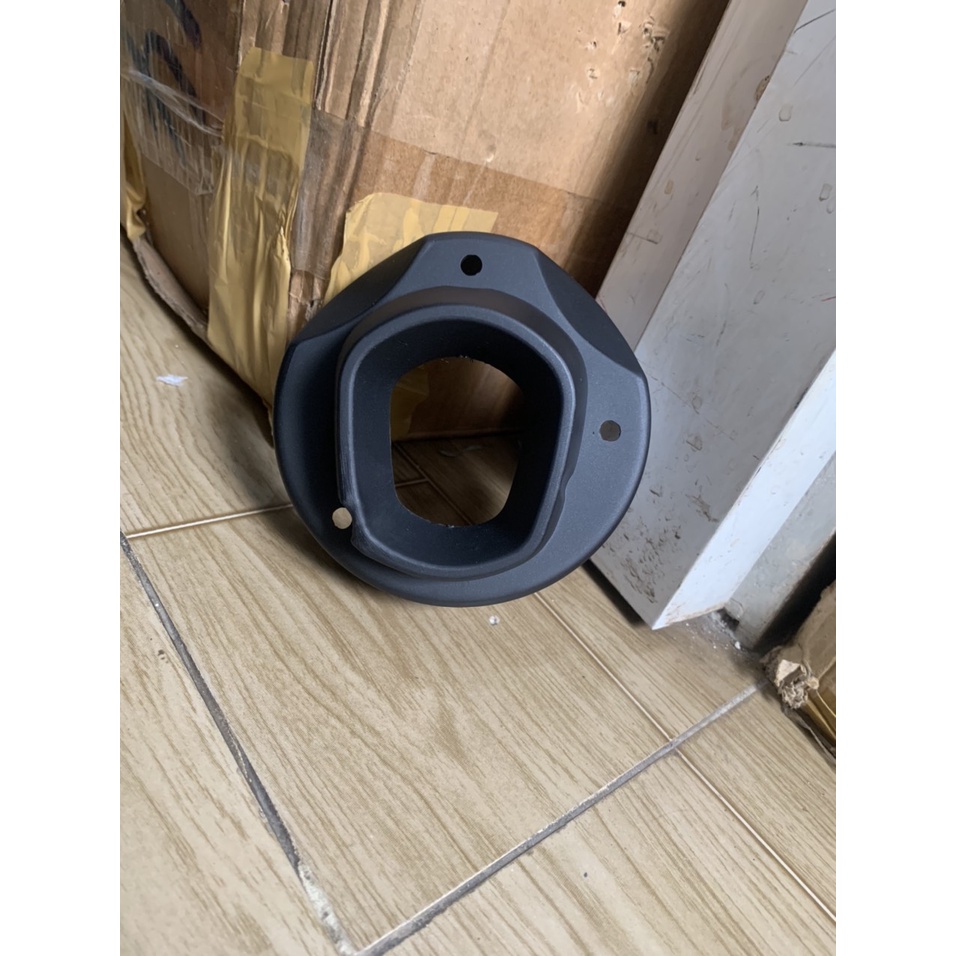 chụp đích pô xe exciter 150 mẫu mới màu đen nhám