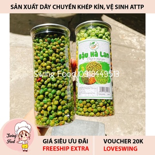 ĐẬU HÀ LAN TỎI ỚT HŨ LỚN 450G 💖 FREESHIP 💖 ĐẬU HOÀ LAN ĂN VẶT GIÒN THƠM CHUẨN VỊ HẠT TO MẨY CHẤT LƯỢNG THƯỢNG HẠNG
