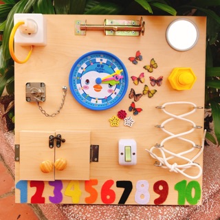 💖 FREE SHIP 💖Bảng bận rộn cho bé, busy board 44B03, giáo cụ mầm non, phương pháp montessori