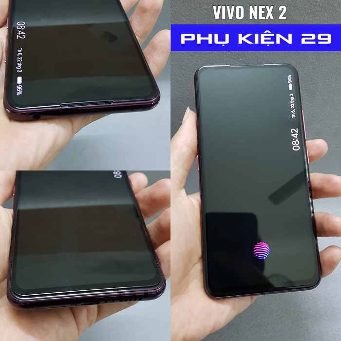 [Vivo Nex 2] Kính cường lực FULL màn FULL keo Glass Pro+ 9H mặt trước/sau