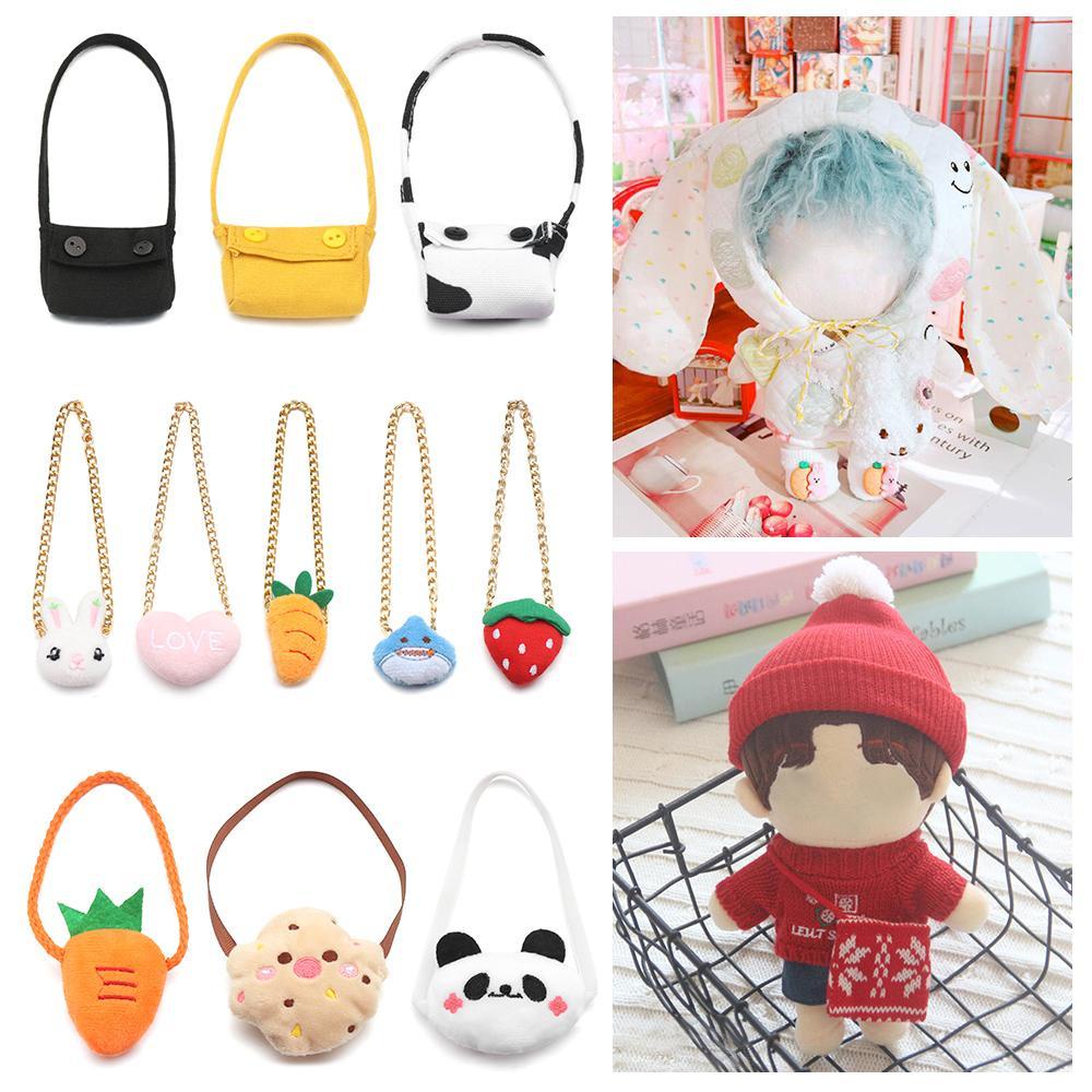 MIHAN1 Túi Đeo Chéo Hình Gấu Trúc / Cà Rốt Nhồi Bông 20CM Đáng Yêu